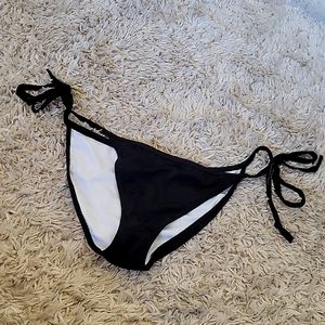 NWOT Black Adjustable Strap Swim Bottoms